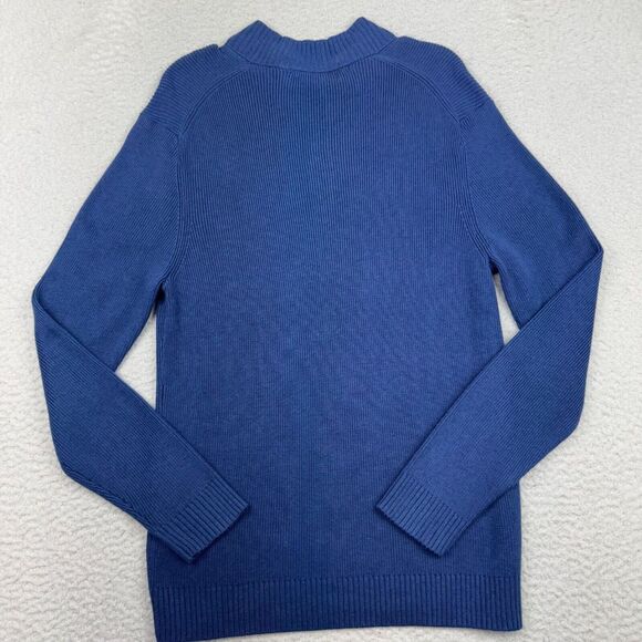 Mizzen+Main Blue Crewneck Sweater - Picture 5 of 9